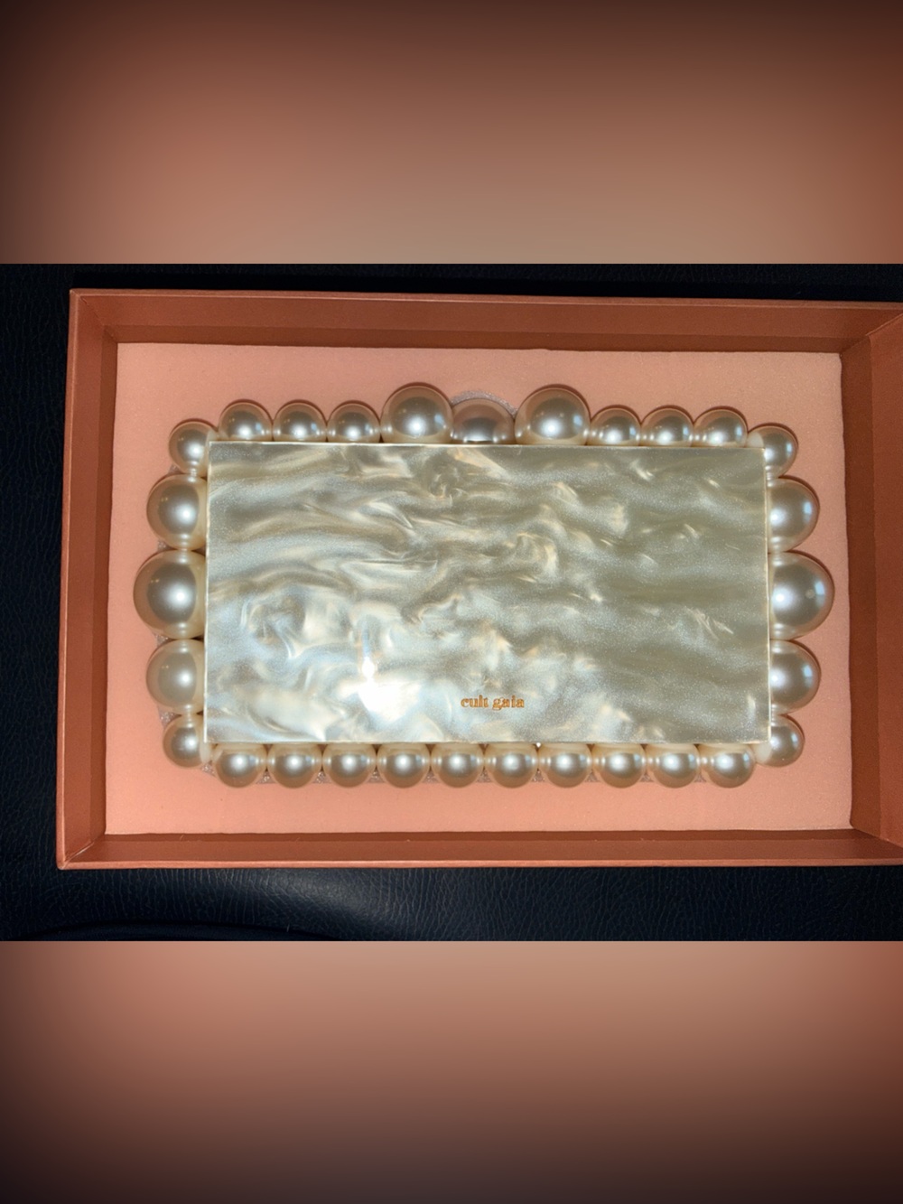 Cult Gaia EOS Clutch New Ivory